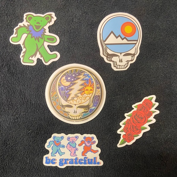 24 Grateful Dead vinyl stickers ✌🏻 Perfect for water bottles, laptops, notebook - Picture 2 of 6